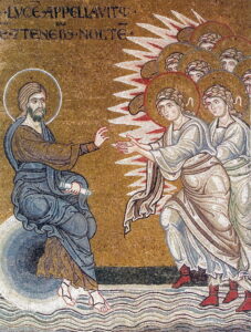 Création lumière Gn1 A2 Mosaïque byzantine Monreale