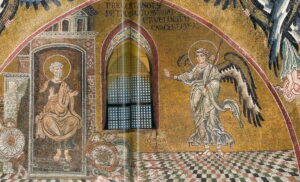 L’ange vient chez Pierre en prison Ac12 N3 Mosaïque byzantine Monreale