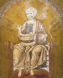 Pierre en Gloire N1 Mosaïque byzantine Monreale 2