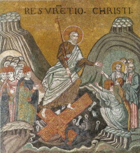 Résurrection 34 Mosaïque byzantine Monreale