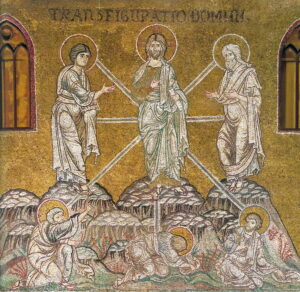 Transfiguration Mt17 23 Mosaïque byzantine Monreale